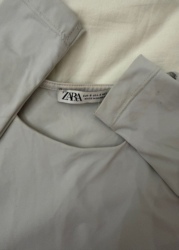 Zara Poliamid Crop Uzun Kollu — görsel 2/3