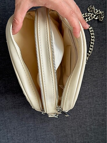 Bershka krem çanta - Görsel 3