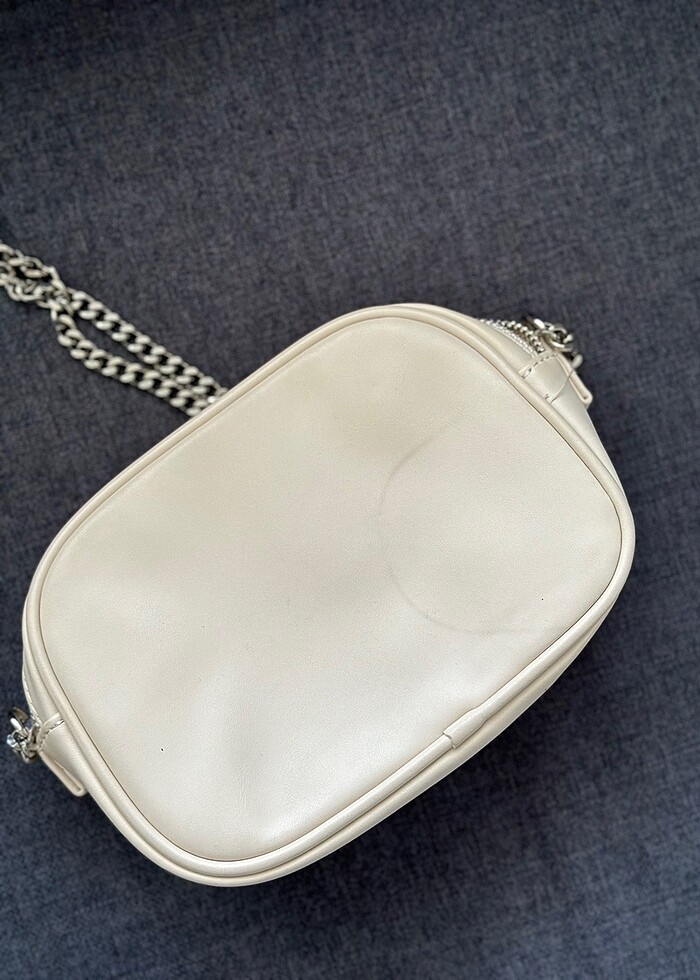 Bershka krem çanta - Görsel 4