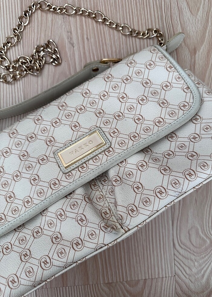 Vakko çanta beyaz - Görsel 3