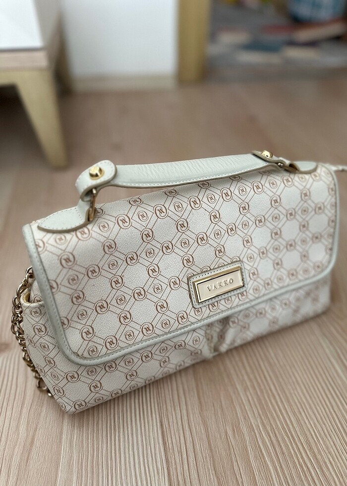 Vakko beyaz çanta - Görsel 4