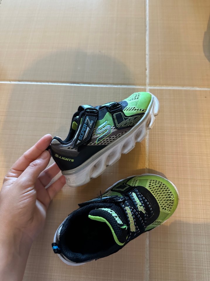 Yeşil Erkek Çocuk Spor Ayakkabı Skechers - Görsel 5