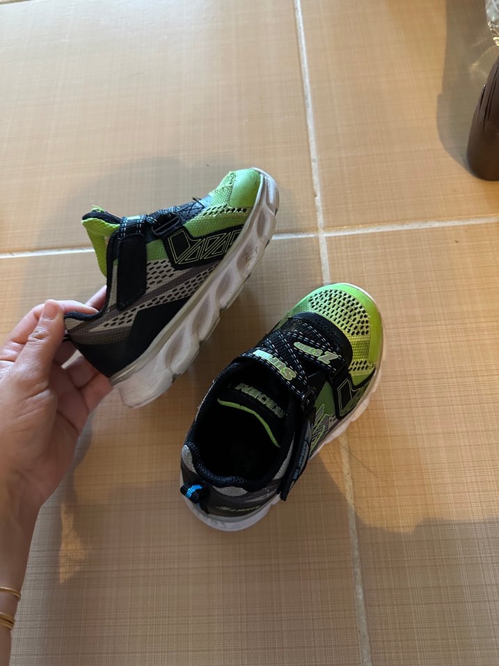 Yeşil Erkek Çocuk Spor Ayakkabı Skechers - Görsel 3