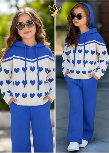 Kırmızı Örgü Kadın Rahat Takım - Görsel 6