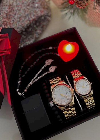 Klasik Siyah Kadın Kol Saati Seti - Görsel 17