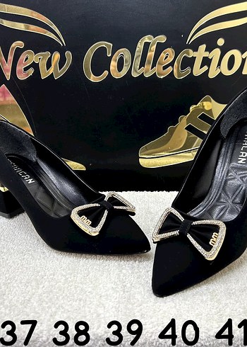 Kadın Beyaz Fiyonklu Yüksek Topuklu Abiye Ayakkabı - Görsel 5