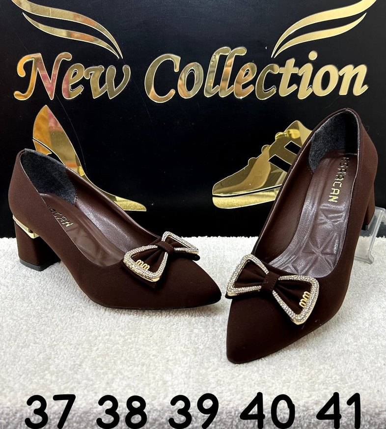 Kadın Beyaz Fiyonklu Yüksek Topuklu Abiye Ayakkabı - Görsel 4