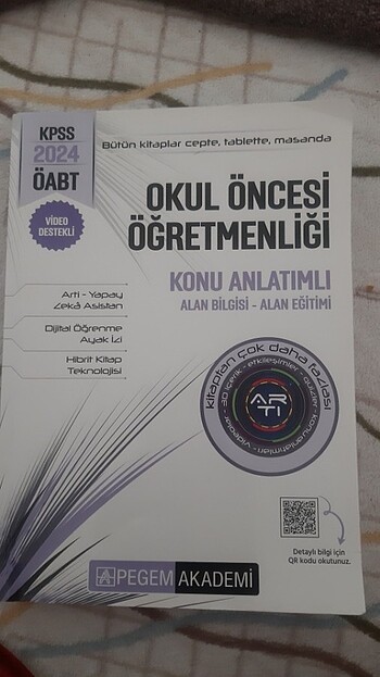 Kpss pegem akademi 2024 ÖABT okul öncesi öğretmenliği 
