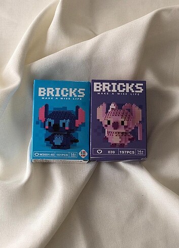 Bricks Disney Stitch ve Angel Lego 