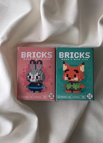 Bricks Disney Zootropolis Nick ve Judy Lego 