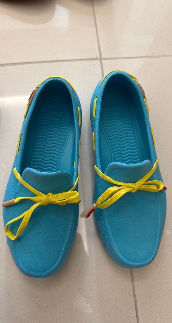Erkek Mavi Su Ayakkabısı Sarı Fiyonklu - Görsel 2