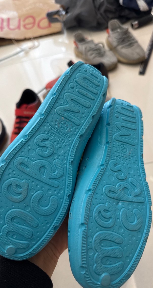 Erkek Mavi Su Ayakkabısı Sarı Fiyonklu - Görsel 3