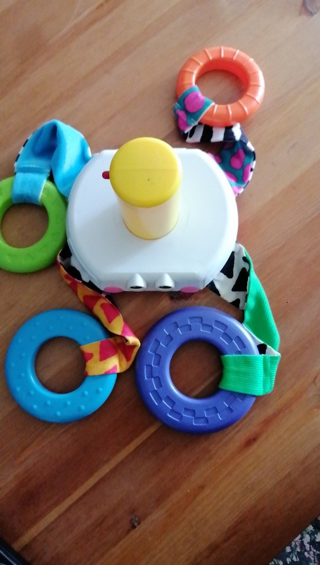 Renkli Halka Dizme Eğitici Oyuncak - Görsel 2