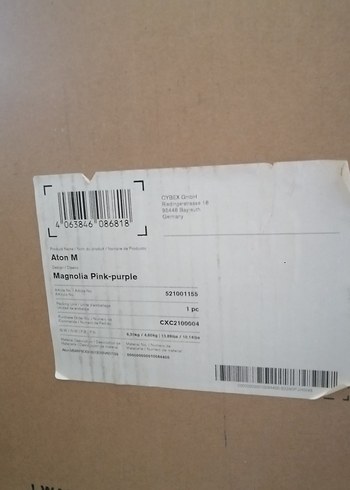 Cybex aton M Bebek puset, ana kucağı, Oto Koltuğu - Görsel 6