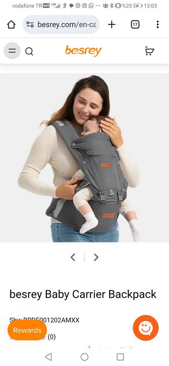 Mavi ve Gri Bebek Taşıyıcı - Görsel 4