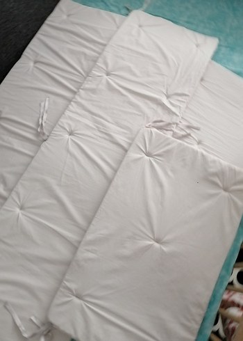 Beyaz Bebek Beşik Yan Koruma - Görsel 6