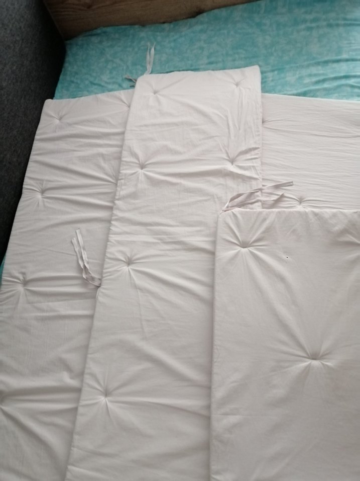 Beyaz Bebek Beşik Yan Koruma - Görsel 5