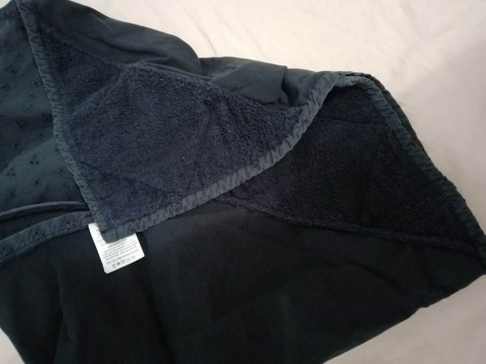 Bebeaulait Siyah Pamuklu Emzirme Örtüsü - Görsel 2