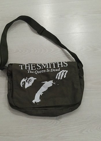haki rengi the Smiths postacı çantası