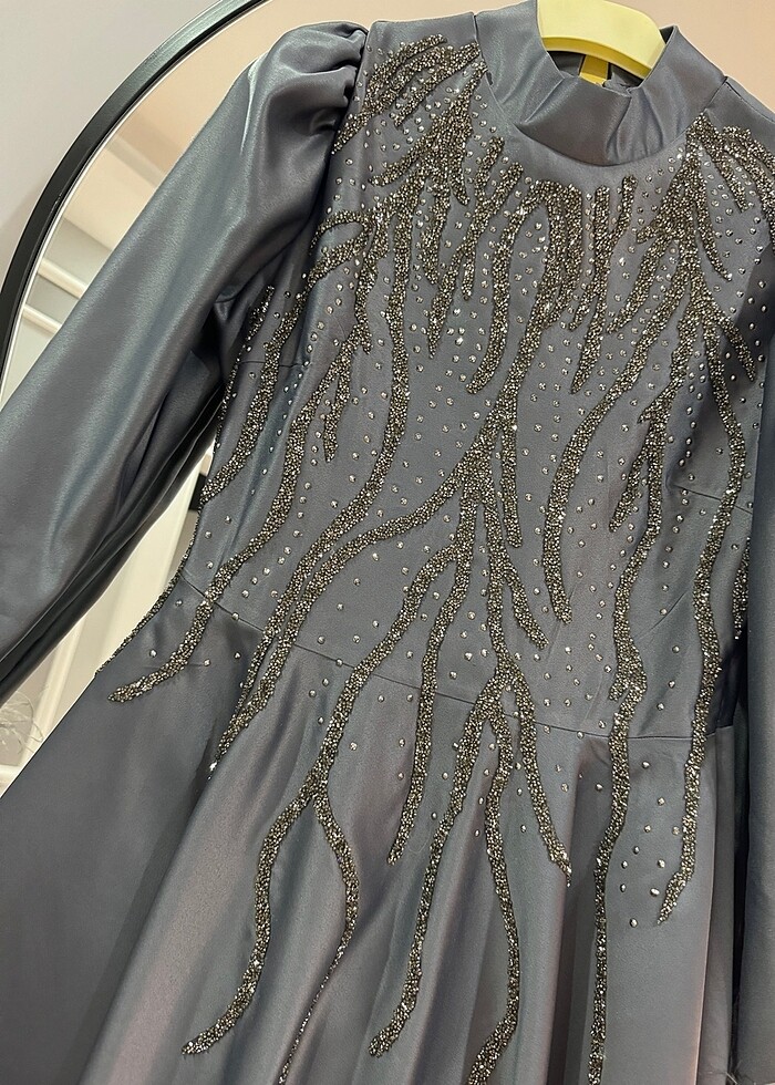 Taşlı abiye - Görsel 3