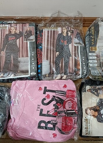 diğer Beden çeşitli Renk Pijama 