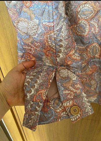 40 Beden çeşitli Renk Düğmeli, Pastel Renkli Bohem Kadın Ceket