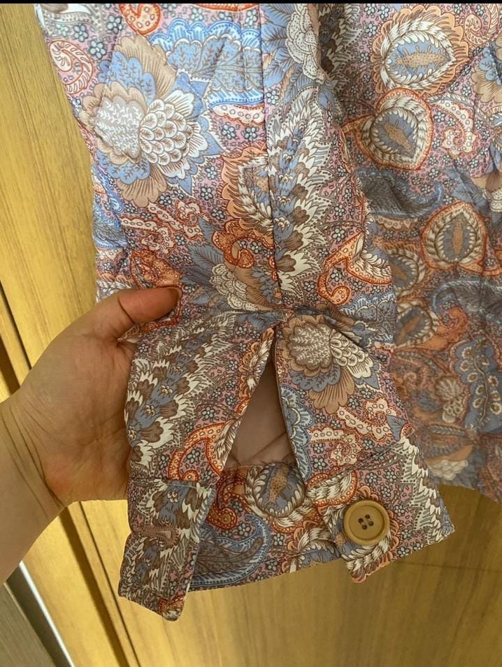 Düğmeli, Pastel Renkli Bohem Kadın Ceket - Görsel 4