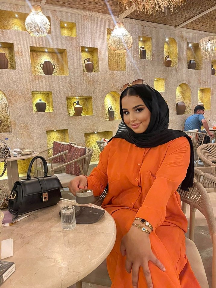 Bohem  turuncu Tarzı Kadın Uzun Rahat Kesim Takım - Görsel 3