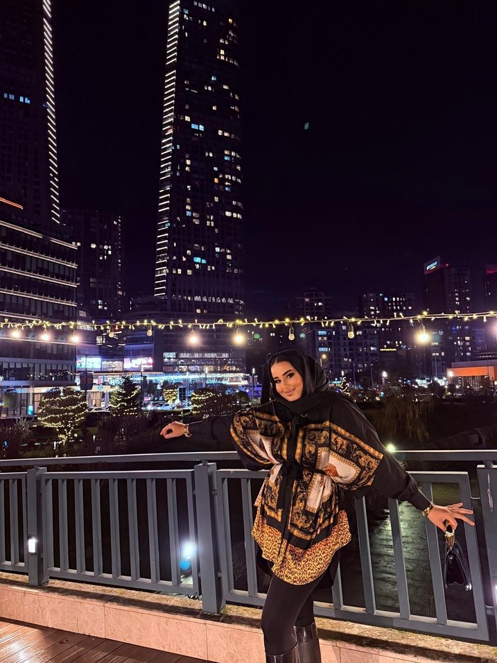 siyah Gold gömlek kaplan baskılı - Görsel 3