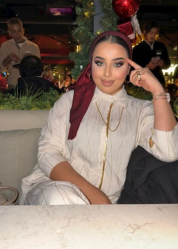 Beyaz Gold  Salaş Midi Takım Halter Yaka - Görsel 2