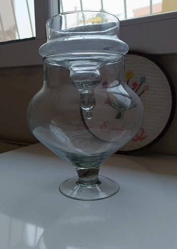 Beden Renk Rayan 33 cm Ayaklı Cam Şekerlik