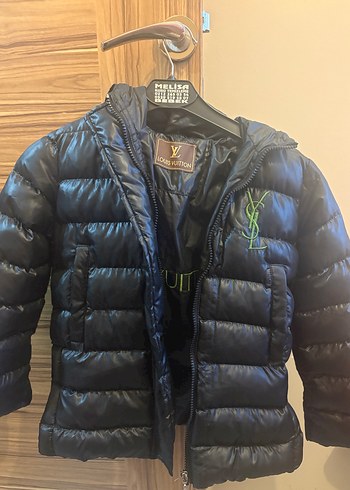 Çocuk Siyah Fermuarlı Mont - Görsel 5