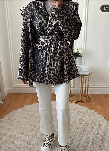LEOPAR BLAZER CEKET