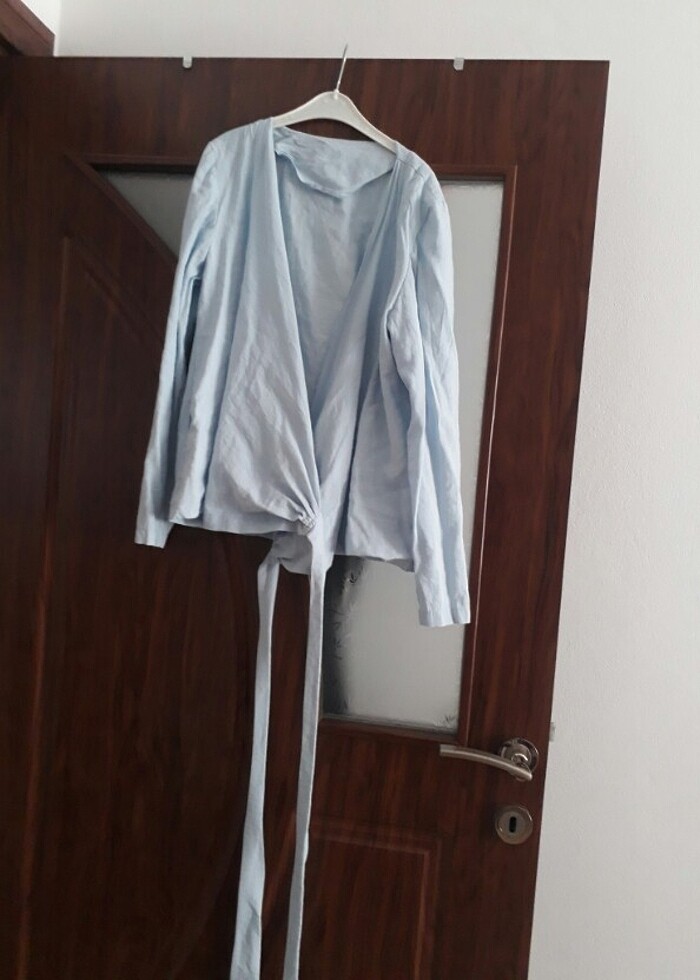 Bağlamali gomlek - Görsel 2