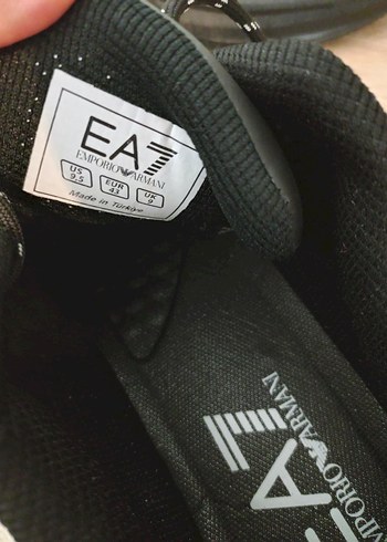 Siyah EA7 Erkek Spor Ayakkabı - Görsel 3