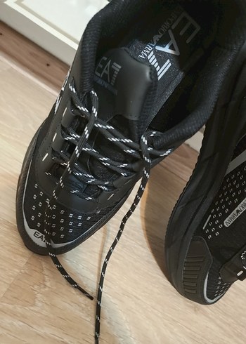 Siyah EA7 Erkek Spor Ayakkabı - Görsel 5