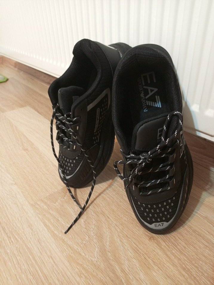 Siyah EA7 Erkek Spor Ayakkabı - Görsel 4