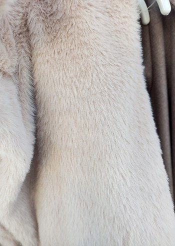 Bej Kürklü Kadın Yelek - Görsel 4