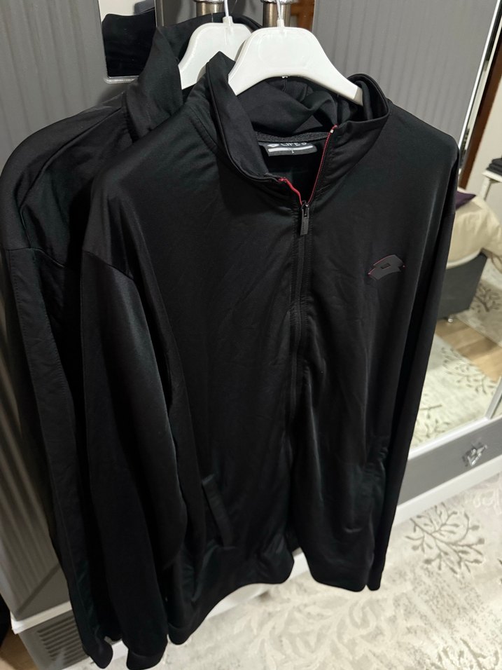 Erkek Siyah Fermuarlı Yüksek Yakalı Sweatshirt - Görsel 2