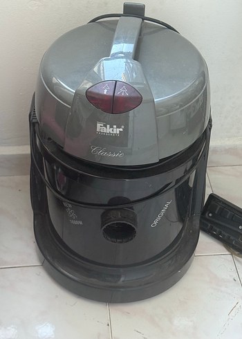 Fakir Classic Siyah Gri Elektrikli Supurge Hali Yikama