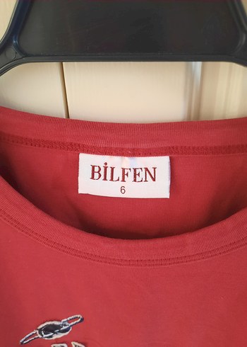 13-14 Yaş Beden BILFWN KOLEJI UNISEX Kısa Kollu Tişört