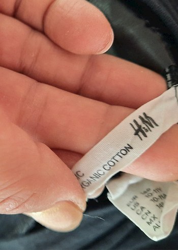 H&M HM, Gri Pamuklu Kız Cocuk Mini Şort