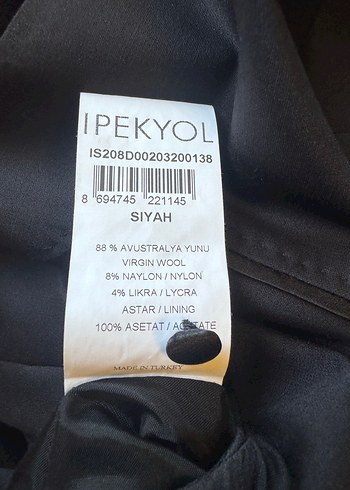 Siyah Kemerli Midi Ofis Elbisesi - Görsel 4