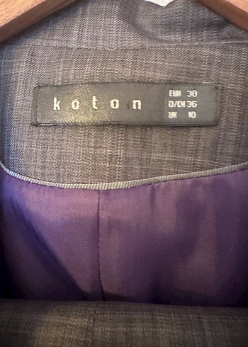 Gri Düğmeli Kadın Takım - Görsel 2