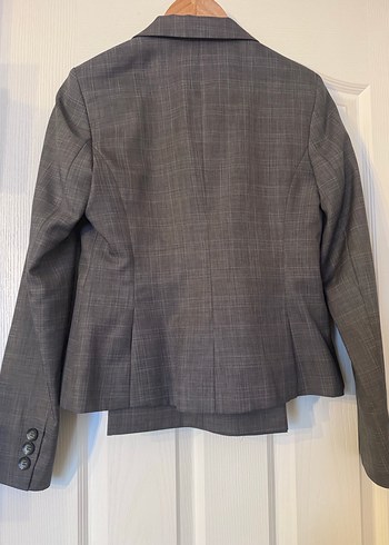 Gri Düğmeli Kadın Takım - Görsel 3