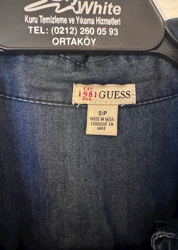 Kemerli Lacivert Denim Midi Elbise - Görsel 3