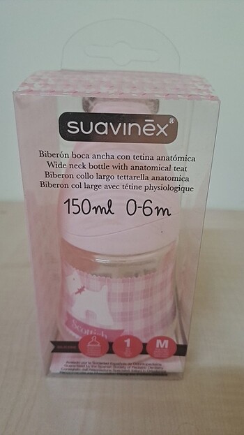 Suavinex Geniş Ağız Biberon 150 Ml Ortodontik Silikon Uç 0-6m