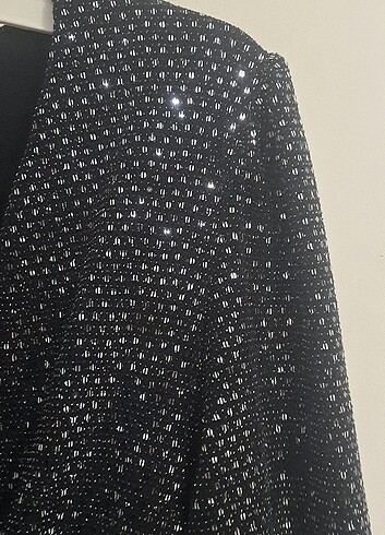 Şık parlak gece elbisesi parlak kısa abiye - Görsel 7