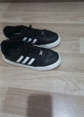 Adidas Siyah Beyaz Bağcıklı erkek Spor Ayakkabı - Görsel 4