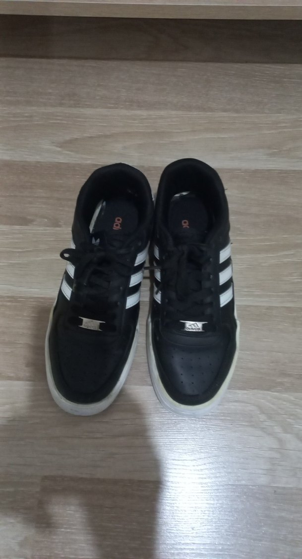 Adidas Siyah Beyaz Bağcıklı erkek Spor Ayakkabı - Görsel 3